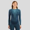 Dámska termobielizeň Odlo BL TOP crew neck l/s PERFORMANCE WARM BLACKCOMB Dámska termobielizeň Odlo BL TOP crew neck l/s PERFORMANCE WARM BLACKCOMB