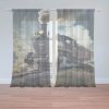 Sablio Záclony Parní lokomotiva v horách: 2ks 150x250cm Sablio Záclony Parní lokomotiva v horách: 2ks 150x250cm
