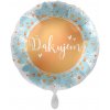 Premioloon Fóliový balón modrozlatý kruh - Ďakujem Premioloon Fóliový balón modrozlatý kruh - Ďakujem