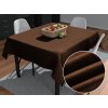 Biante Štvorcový obrus/imitácia brúsenej kože Alcantara ALC-013 Hnedý 110x110 cm Biante Štvorcový obrus/imitácia brúsenej kože Alcantara ALC-013 Hnedý 110x110 cm