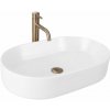 Rea Nadia, umývadlo na dosku 610x385x120 mm, biela matná, REA-U9657 Rea Nadia, umývadlo na dosku 610x385x120 mm, biela matná, REA-U9657