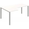 OFFICE PRO s.r.o. HOBIS kancelársky stôl tvarový, ergo pravý - UE 1800 60 P, biela OFFICE PRO s.r.o. HOBIS kancelársky stôl tvarový, ergo pravý - UE 1800 60 P, biela