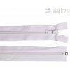 Zips špirálový 6mm deliteľný 30cm biely Zips špirálový 6mm deliteľný 30cm biely