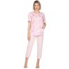 Dámske pyžamo 657 pink plus - REGINA Růžová 3XL Dámske pyžamo 657 pink plus - REGINA Růžová 3XL