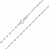 Silvego Zlatá retiazka Paper Clip s brúsenými doštičkami z bieleho zlata - 2 mm FNN1636NGW Silvego Zlatá retiazka Paper Clip s brúsenými doštičkami z bieleho zlata - 2 mm FNN1636NGW