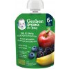 GERBER Kapsička jablko+banán+čučoriedka+černica BIO 90g 6m+ GERBER Kapsička jablko+banán+čučoriedka+černica BIO 90g 6m+