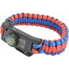 Náramok Paracord Beast Hunter CKW 1 - červený-modrý Náramok Paracord Beast Hunter CKW 1 - červený-modrý