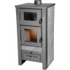 Kachle Pro TAURUS Ceramic, šedé, 12 kW, 120 mm, s rúrou na pečenie Kachle Pro TAURUS Ceramic, šedé, 12 kW, 120 mm, s rúrou na pečenie