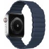 AppleKing kožený magnetický remienok pre Apple Watch 42mm / 41mm / 40mm / 38mm - tmavomodrý - možnosť vrátiť tovar ZADARMO do 30tich dní AppleKing kožený magnetický remienok pre Apple Watch 42mm / 41mm / 40mm / 38mm - tmavomodrý - možnosť vrátiť tovar ZADARMO do 30tich dní