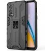 Puzdro OnePlus Nord 2 5G s držiakom čierna farba Puzdro OnePlus Nord 2 5G s držiakom čierna farba