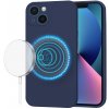 Techsuit SoftFlex MagSafe kryt na iPhone 13 – tmavo modrý