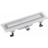 Polysan TILE podlahový žľab s roštom z nerezové oceli na dlaždice, L-455mm, DN40 72836 Polysan TILE podlahový žľab s roštom z nerezové oceli na dlaždice, L-455mm, DN40 72836