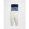 GAP Baby rebrované nohavice 3 ks Viacfarebná