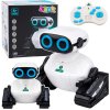 Interaktívny pásový RC robot s LED očami a tancovaním Interaktívny pásový RC robot s LED očami a tancovaním