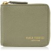 Paolo Peruzzi Malá kožená dámska peňaženka s RFID | zelená KV-04-GR Paolo Peruzzi Malá kožená dámska peňaženka s RFID | zelená KV-04-GR