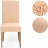 Poťah na stoličku béžový 4 ks Poťah na stoličku béžový 4 ks