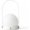 Audo Copenhagen Prenosná LED lampa Carrie, white 71052 Audo Copenhagen Prenosná LED lampa Carrie, white 71052