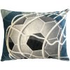 XPOSE® Mikroplyšová obliečka na vankúš FUTBAL - modrá 70x90 cm, Mikroplyš XPOSE® Mikroplyšová obliečka na vankúš FUTBAL - modrá 70x90 cm, Mikroplyš