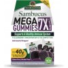 Nature's Answer Sambucus Mega Gummies, gumové cukríky, čierna baza, 30x 5 g Výživový doplnok Nature's Answer Sambucus Mega Gummies, gumové cukríky, čierna baza, 30x 5 g Výživový doplnok