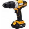 JCB Akumulátorový vŕtací skrutkovač 18V 2Ah + taška JCB Akumulátorový vŕtací skrutkovač 18V 2Ah + taška