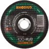 Rhodius 201804 | Rezný kotúč 100x2,0x16,0, FTK44, vypuklý Rhodius 201804 | Rezný kotúč 100x2,0x16,0, FTK44, vypuklý