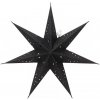HOME Vianočná hviezda 10 LED 50 cm čierna