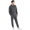 Pánska tepláková súprava (mikina + nohavice) grafitový melanž V1 Z71 S Pánska tepláková súprava (mikina + nohavice) grafitový melanž V1 Z71 S