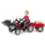 Šlapací traktor McCormik s přední lžící a valníkem