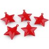 Rolničky stromček, hviezda - 5 ks 6 červená hviezda Rolničky stromček, hviezda - 5 ks 6 červená hviezda