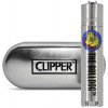 Clipper The Bulldog Strieborný kovový + darčeková krabička