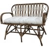 Chic Antique Hnedá antik ratanová pohovka Anor Wicker - 107*60*85cm - Chic Antique Chic Antique Hnedá antik ratanová pohovka Anor Wicker - 107*60*85cm - Chic Antique