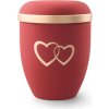 Ekologická urna Srdce - Červená/Zlatá Ekologická urna Srdce - Červená/Zlatá