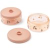 LIEWOOD Tritanové nádoby na jedlo Dominique 500 ml 2 ks Peach / Sea shell LIEWOOD Tritanové nádoby na jedlo Dominique 500 ml 2 ks Peach / Sea shell