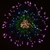 SPRINGOS LED Hviezda Supernova 40cm 100LED 8 funkcií IP44 multicolor