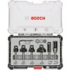 Sada fréz na hrany a hrany, stopka 6 mm, 6 kusov Bosch Accessories 2607017468