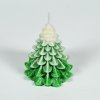 Prírodná sviečka ZASNEŽENÝ STROMČEK ZELENÝ Prírodná sviečka ZASNEŽENÝ STROMČEK ZELENÝ
