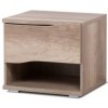 DRE Nočný stolík REA Wave 1 jednozásuvkový - dub canyon DRE Nočný stolík REA Wave 1 jednozásuvkový - dub canyon