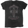 Guns N' Roses Tričko Monochrome Cross Unisex Dip-Dye on Black 2XL Guns N' Roses Tričko Monochrome Cross Unisex Dip-Dye on Black 2XL