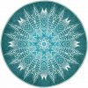 Tyrkysovomodrý prateľný okrúhly koberec vhodný pre robotické vysávače ø 100 cm Comfort – Mila Home Tyrkysovomodrý prateľný okrúhly koberec vhodný pre robotické vysávače ø 100 cm Comfort – Mila Home