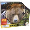 Lean Toys Puzzle 237 dielikov – Medveď Hnedý Lean Toys Puzzle 237 dielikov – Medveď Hnedý