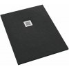 Schedpol Kalait Black Stone obdĺžniková sprchová vanička + mriežka 160x80 cm čierna 3.3112/C/ST-M2 Schedpol Kalait Black Stone obdĺžniková sprchová vanička + mriežka 160x80 cm čierna 3.3112/C/ST-M2
