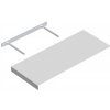 Samodržiaca polica biela 60 cm x 24 cm Samodržiaca polica biela 60 cm x 24 cm