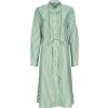 Tommy Hilfiger Krátke šaty ORG CO STRIPE MIDI SHIRT-DRESS Biela Tommy Hilfiger Krátke šaty ORG CO STRIPE MIDI SHIRT-DRESS Biela