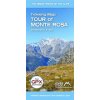 Tour of Monte Rosa trekking map - turistická mapa Tour of Monte Rosa trekking map - turistická mapa