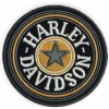 Nášivka Harley-Davidson koliesko Farba: šedá hviezda Nášivka Harley-Davidson koliesko Farba: šedá hviezda