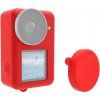 Puluz Silikónový obal pre akčnú kameru DJI Osmo Action 5 Pro / Osmo Action 4 / Osmo Action 3 červený 109258