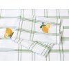 Dreamy Linens Kuchynská utierka, zelené karo Citrón Dreamy Linens Kuchynská utierka, zelené karo Citrón