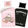 Halantex · Bavlnené posteľné obliečky so svetielkujúcim efektom Cukráreň mačičky Pusheen - 100% bavlna - 70 x 90 cm + 140 x 200 cm Halantex · Bavlnené posteľné obliečky so svetielkujúcim efektom Cukráreň mačičky Pusheen - 100% bavlna - 70 x 90 cm + 140 x 200 cm