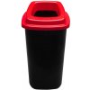 Plastový kôš na triedený odpad, 45 l, červená Plastový kôš na triedený odpad, 45 l, červená