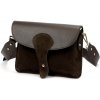 Dámska kožená kabelka Luka 26-100 D tmavohnedá, crossbody 24,5 x 18 x 6 cm Dámska kožená kabelka Luka 26-100 D tmavohnedá, crossbody 24,5 x 18 x 6 cm